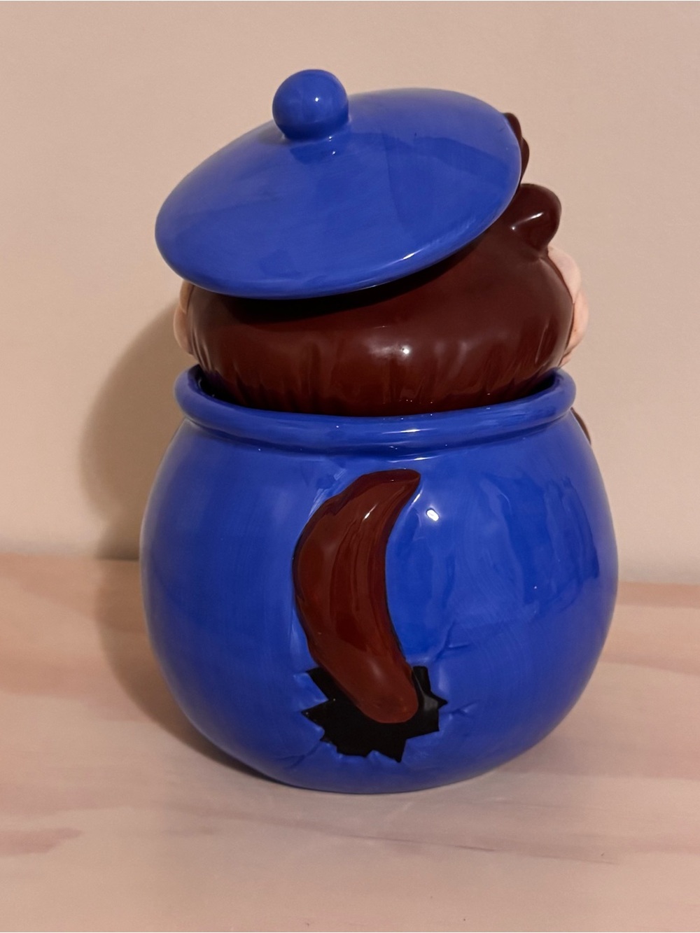 Vintage 1997 Tax Tasmanian Devil Ceramic Cookie Jar Glossy Vibrant Warner Bros - Picture 4 of 6